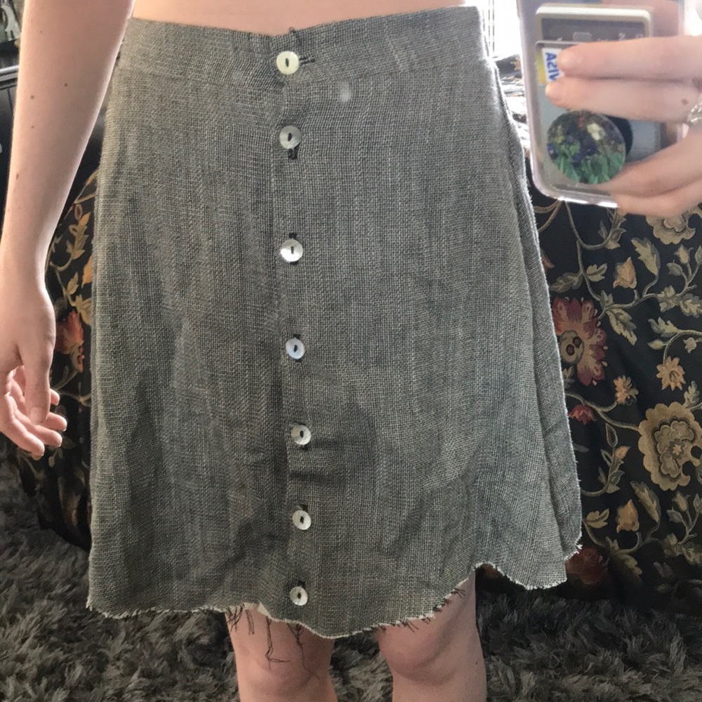 Buttoned Skirt